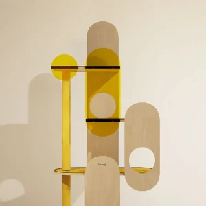 Haiwan Paddle Pop Cat Tree (Yellow)