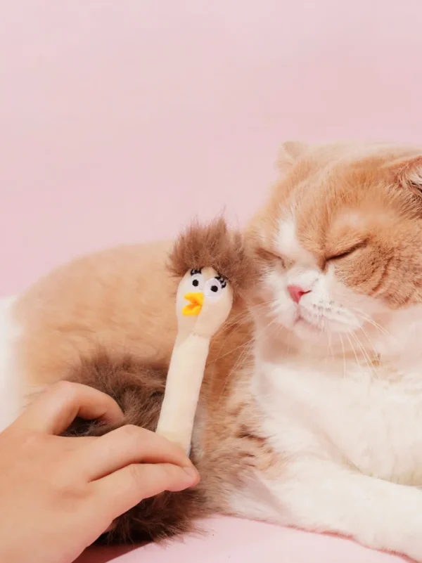 Haiwan Whistling Ostrich Catnip Toy